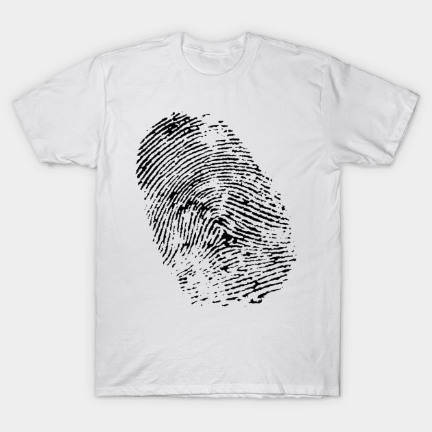 Fingerprint T-Shirt by DementedDesigns